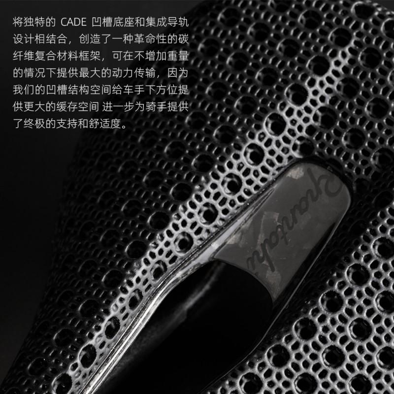Carbon Fiber 3D Printed Hollow Bicycle Saddle Mountain Road Bikes Lightweight Ergonomic Cycling Seat