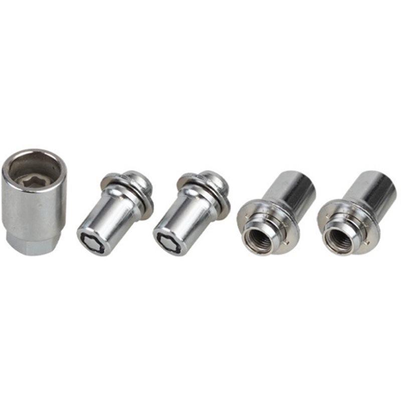 NEW-For Toyota Lexus M14/ X1.5 Wheel Lock Lug Nuts Set 00276-00900 00276-00901 4Nuts+ 1 Key 45MM/44MM Height