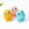 Crystal Resin Owl Figurine For Home Office Decor Gift For Friends And Family