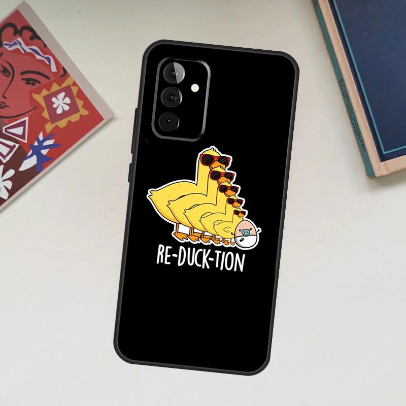 Funny Cartoon Duck Case For Samsung Galaxy A56 A36 A16 A06 A54 A34 A14 A13 A53 A12 A22 A32 A52 A35 A17 A15 A55