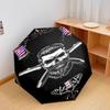 1PC Barber Shop Vintage Style Automatic Umbrella - Suitable Travel Outdoor Portable Umbrella Birthday Gift Daily Essentials