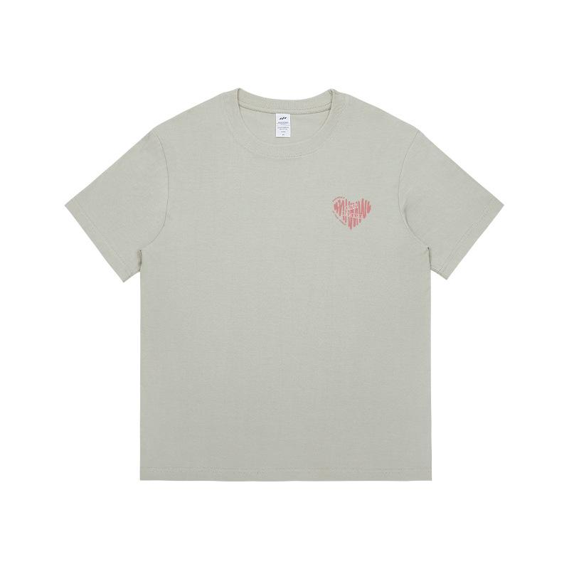 Short-sleeved Men's Summer Students Korean Version of The Casual Loose Round Neck Yankee Printing Wild Harajuku Wind Tops Trend Women