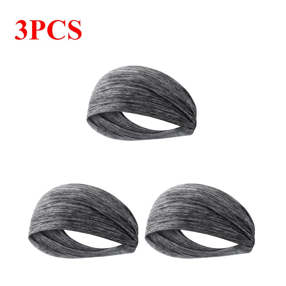 1-6PCS Elastic Sports Headband Men Women Fitness Yoga Gym Head Band Anti-slip Breathable Hair Sweatband for Outdoor Running