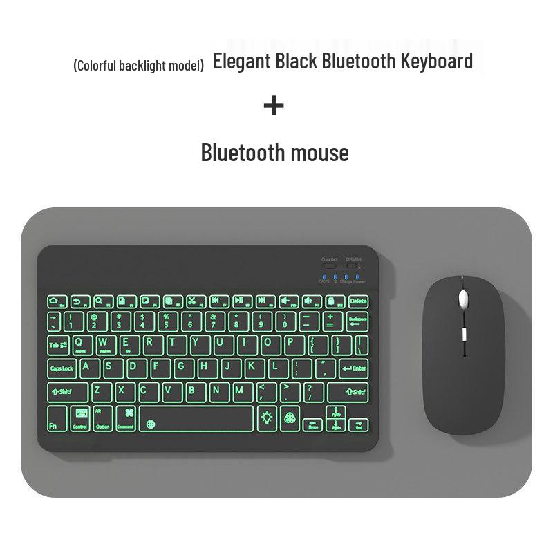 Universelle drahtlose Bluetooth-Tastatur und -Maus für Tablets, Telefone und iPads