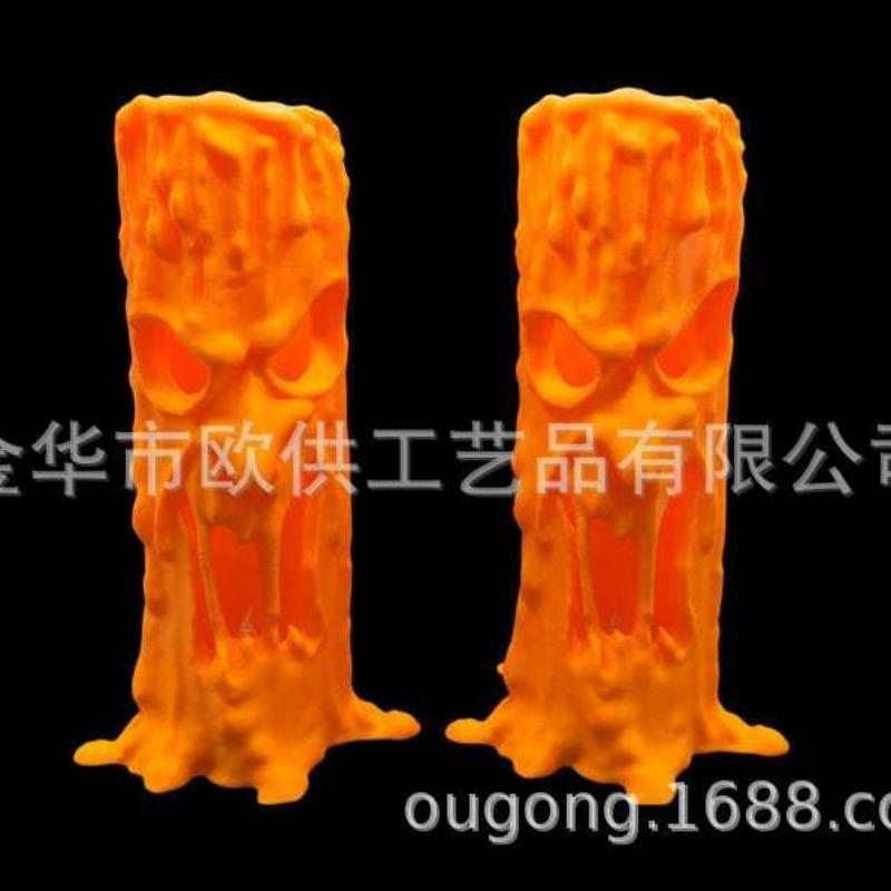 New Horror Candlestick Halloween Ornament Horror Candle Ghost Decoration Atmosphere Arrangement