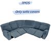 Cover Full Elastic Sofa Slipcover 5 Seater Corner Recliner Couchcover Sectional