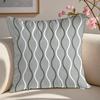 Kawaii Grid and Wave Ornamental Pillows Decorative Cushion Covers X Cushions Cover Home Decor Items Decorations Bedroom