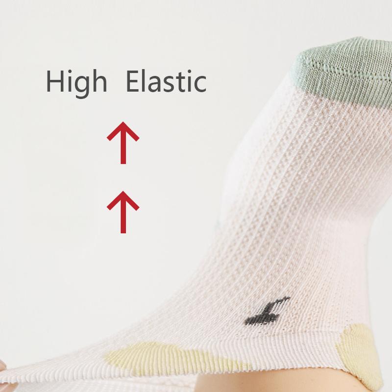 3 Pairs Baby Anti-Slip Socks Summer Thin Mesh Baby Non-Slip Socks Breathable Anti-Slip Socks For Children