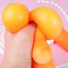 Sensory Squeeze Toy 5.1 Inches Carrot Shape Novelty Stuffers Sensory Squeeze Toy for Home School Classroom Dorm College Travel
