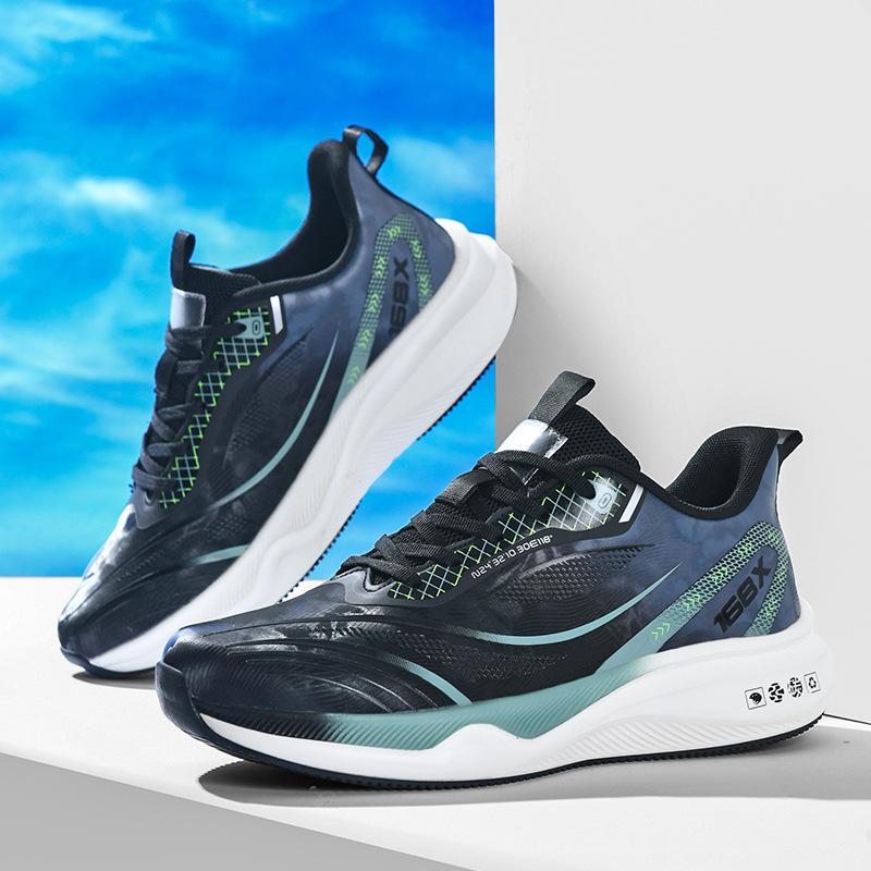Non-slip shoes soft sole versatile running shoes casual men's leather waterproof men's shoes new breathable sports shoes