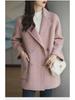 2024 Fashionable Herringbone Wool Coat Autumn Winter Versatile Slim Loose Timeless