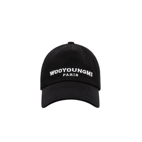 [wooyoungmi] Черная Бейсболка с вышивкой W263CA52661B