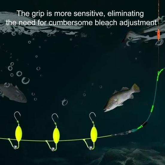 1 Sada Tří Obrácených Háčků Rybářská Montáž Hladké Nahazování Proti Zamotání Odolná proti Vázání Rozdělená Háčková Montáž Sladkovodní Mořská Jiggingové Rybářské Příslušenství