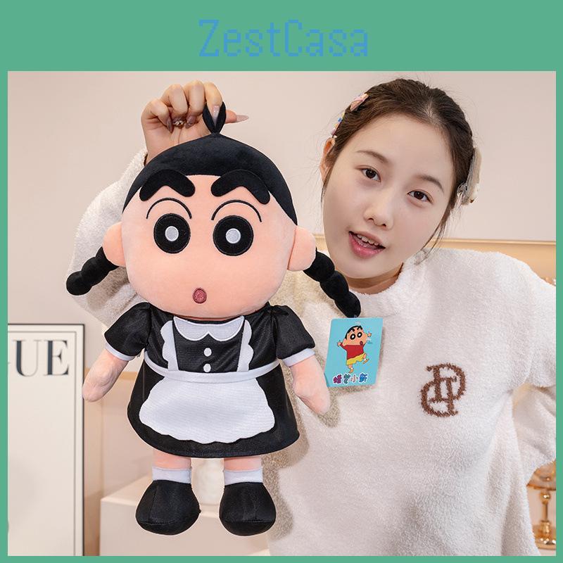 Shin Chan Crayon Maid Plush Toy Cute Girlfriend Sofa Decor Gift Doll Birthday