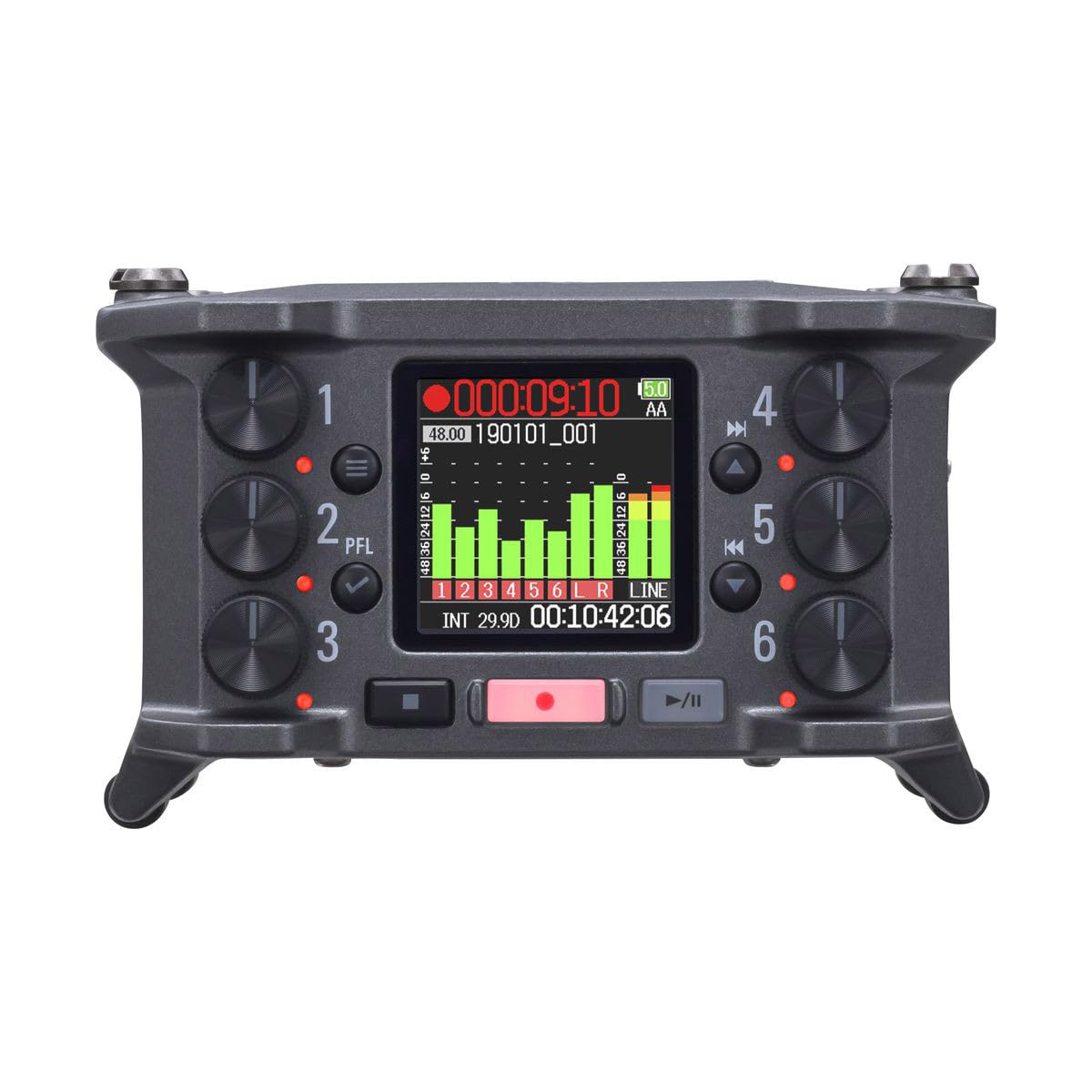 

ZOOM Zoom F6 Field Recorder 6 Channel 32bit Float Recording Support чорний