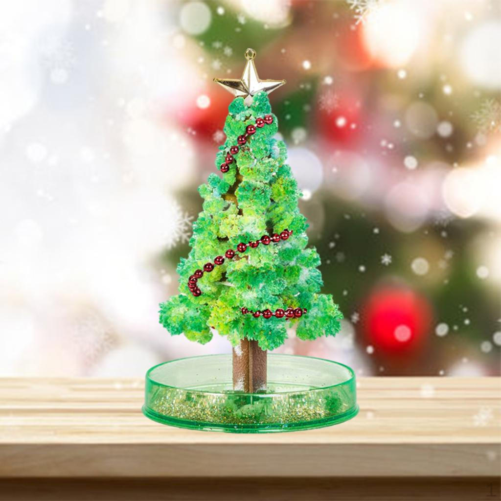 Christmas DIY Crystal Tree Birthday Gift Novelty Green Christmas Tree