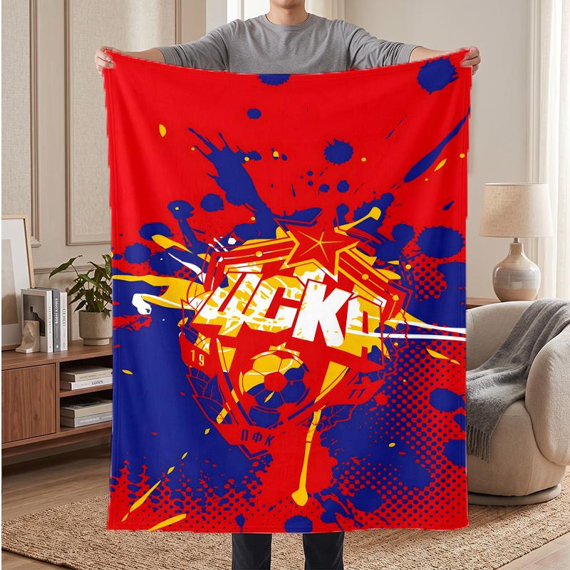 CSKA Moscow (95) Soft Warm Flannel Blankets Comfortable Blanket for Home Decoration Gifting