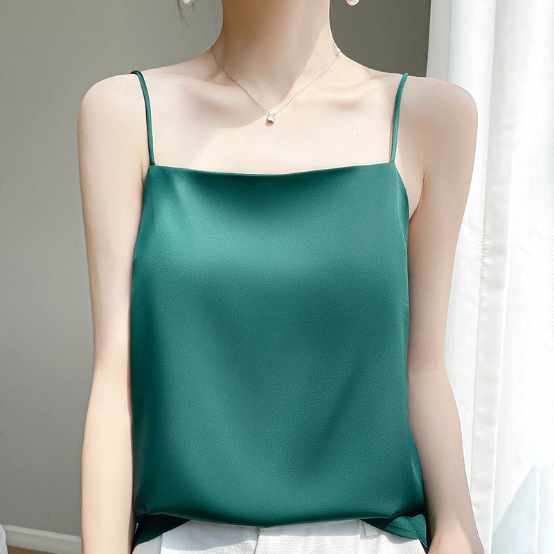 Elegantní dámské tílko s odhalenými rameny a úzkým střihem - Letní jednodílný kousek bez rukávů s krásným designem zad