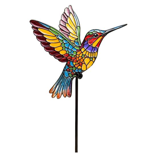 Colorful Insect Stake Metal Bee Garden Stake Animal Bird Snail Design Plant