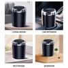 Hot Car Ashtray with Lid Smell Proof Stainless Steel Blue Led Portable Ashtray Cup For Ford Mk2 Mk3 Mk4 Mk5 Mk7 Fiesta FOCUS 2 3