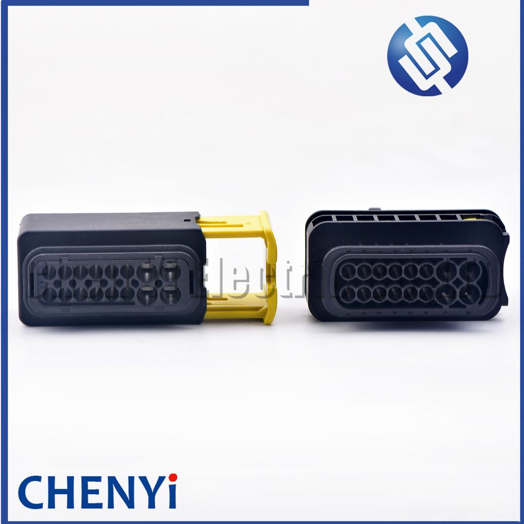 16 Pin Sealed Waterproof Automotive Connectors Wire Harness Plug 1-1564337-1 1-1564528-1 for Scania ELC4 Suspension Ecu
