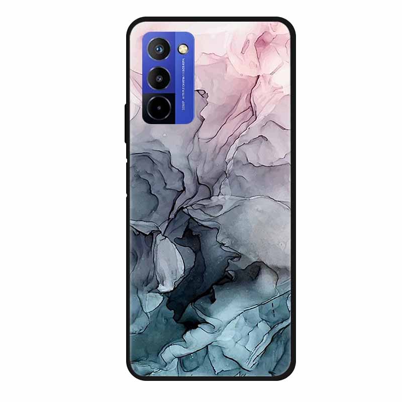 Für Wiko 10 Hülle Marmor 6,75" TPU Weiches Silikon Rückseite Handyhülle für Wiko 10 Wiko10 Coque Cartoon Antischock Stoßfest Funda