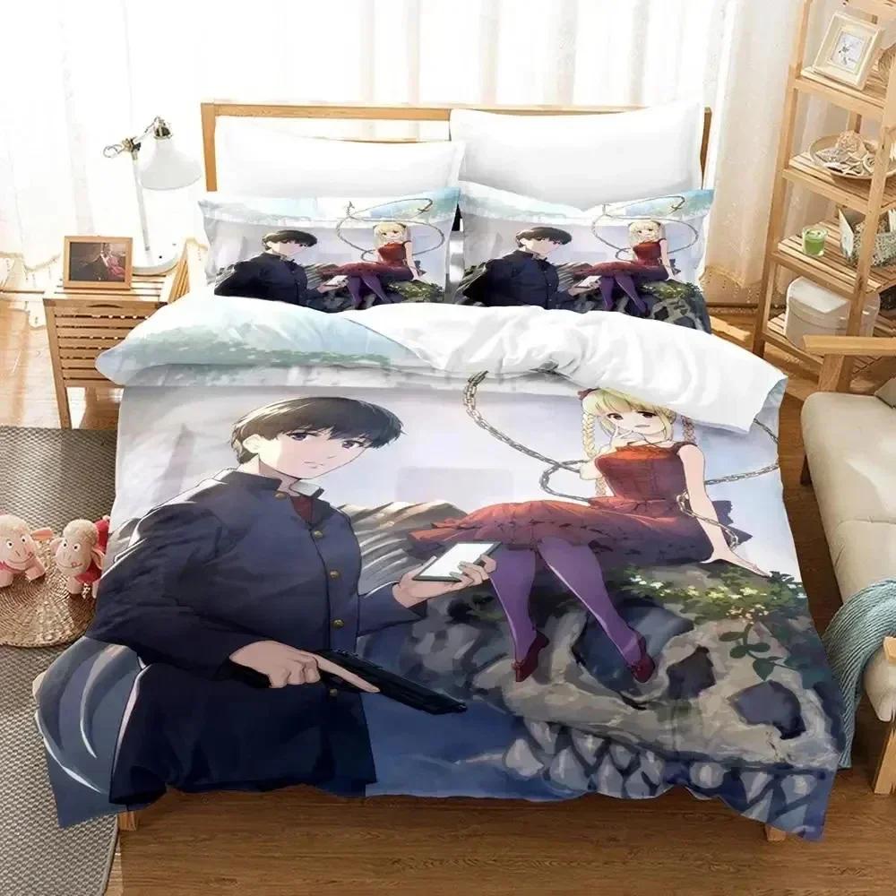 3D Anime Darwin'S Game Bedding Set Duvet Cover Bed Set Quilt Cover Pillowcase Comforter King Queen Size Boys Adult Bedding Set