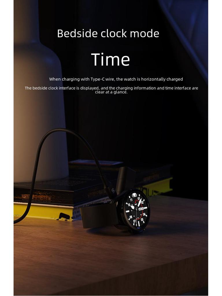 USB Dual Mode Wireless Charger for Samsung Galaxy Watch7/6/5/4/Active2/S3