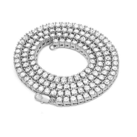 

Мужчины Полный кубический цирконий Инкрустация Длинная цепочка Ожерелье Хип-хоп Партия Ювелирный подарок