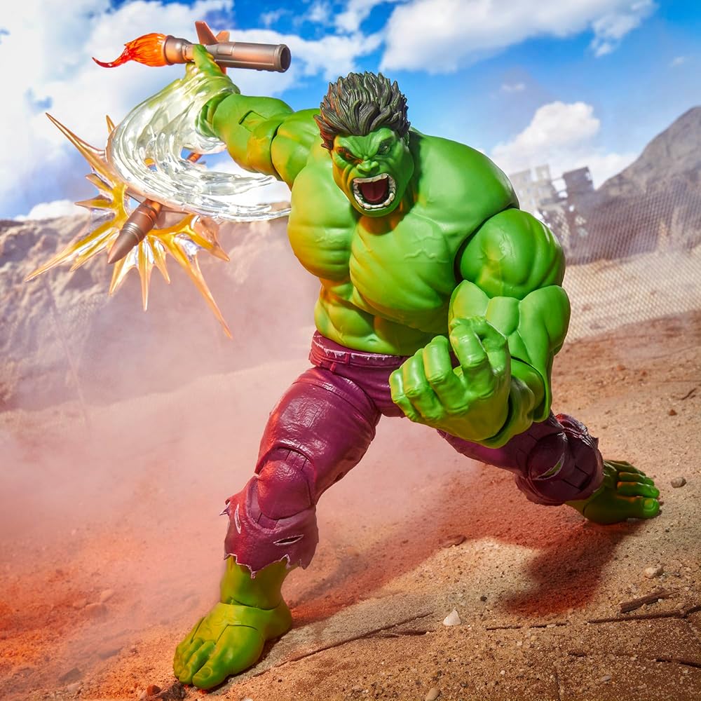 Hasbro Marvel Legends Maximum Series Hulk Action Figure 21.5cm with Accessories and Articulated Joints