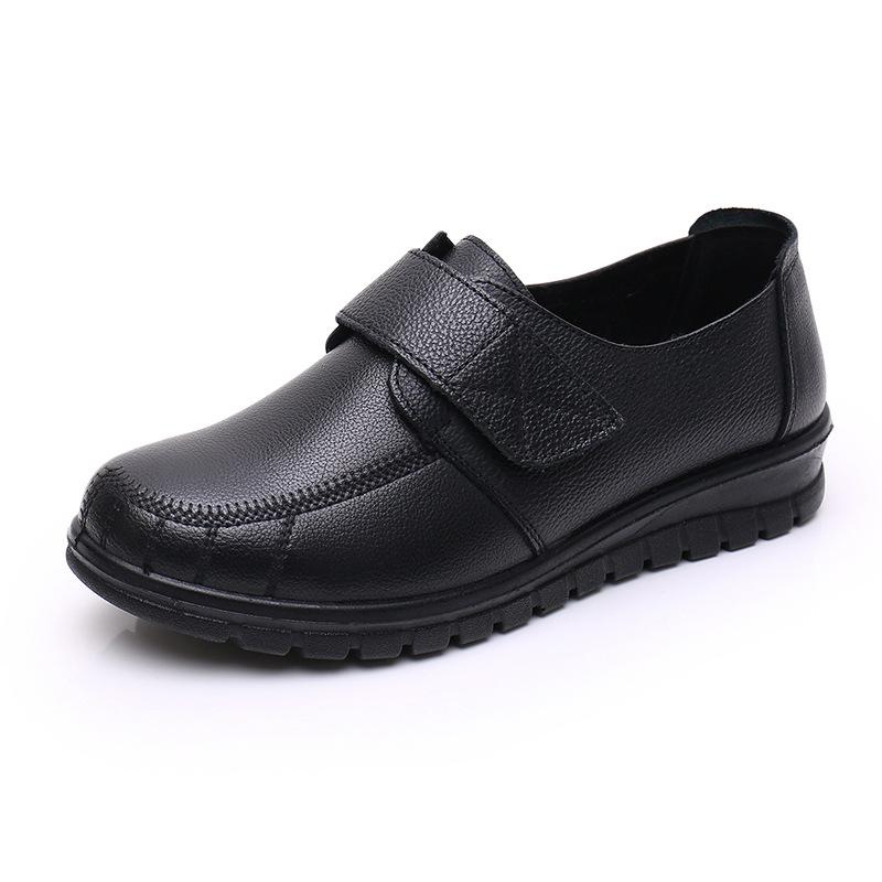 

Women s Single Shoes with Round Toe, Flat Bottom and Soft Soles 41 чорний