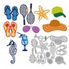 Holiday Series Cutting Dies Beach Metal Die Cuts for DIY Card Photo Decoration