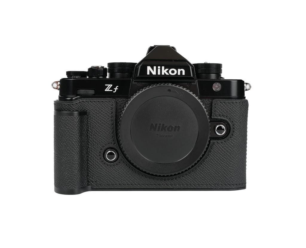 Nikon ZF Camera Camera Camera Genuine Design with Leather Metal Base and Handle and Black CLChandmade Case, Cover, Bag, Leather, 3-in-1 Top, Plate,