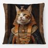 European Vintage Retro Royal Dogs Cats Pets Doodle Print Decorative Sofa Throw Pillow Case Cushion Cover