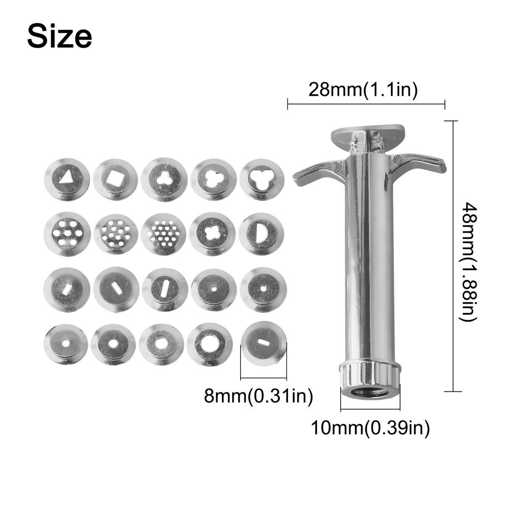 Baking Accessories Clay Extruder Cake Decoration Bread Dough Shaping Cake Decoration Tool Craft Projects Extruder Material