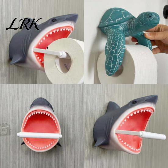 Stylish Bathroom Hardware Accessories Wall Mount Sea Turtle Toilet Paper Holder, 3D Printed Ocean Animal Easy Change Rack Roll Waterproof Tissue