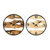 Wood Wall Clock Wall Decor Home Decoration Farmhouse Wood Grain Creative Quiet Decorative Clock for Kitchen Kids Room Bedroom