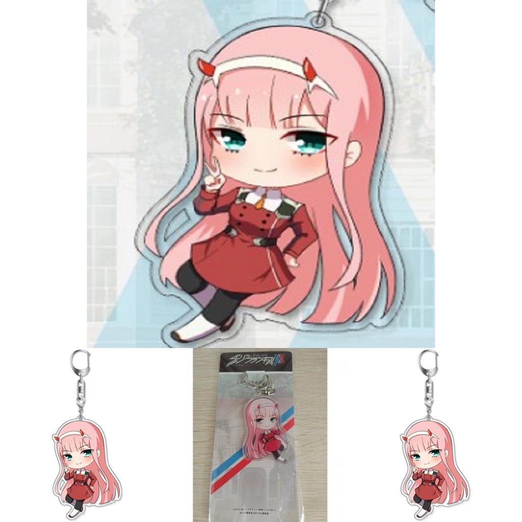 Ditf Darling In The Franxx Keyring Zero Two 002 Acrylic Keychain Premium Quality Gift For Anime Lovers