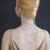 Elegant Imitation Pearl Chains Ear Cuffs Jewelry Ear Bone Clips  Bridal Accessories