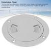 4 Inch Round Boat Hatch Detachable Cover 316 Stainless Steel Non Slip Deck Plate Inspection Hatch for Marine Yacht Ship