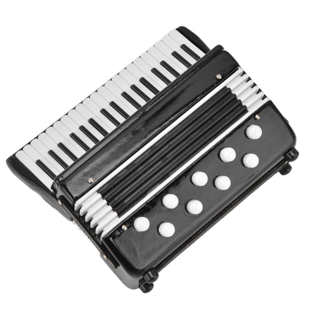 Miniature Accordion Model 1:12 Cute Vivid Simulation Dollhouse Musical Instrument for Dollhouse