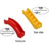 Large Lego-Compatible Ball Track & Piano Building Toy Accessories