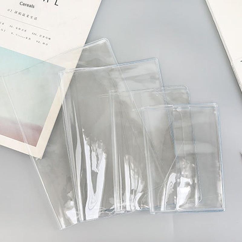 2Pcs Waterproof Pvc Transparent Protective Sleeve For A6 A5 Notebook Journal Planner Book Diary Protect Cover Office Supplies
