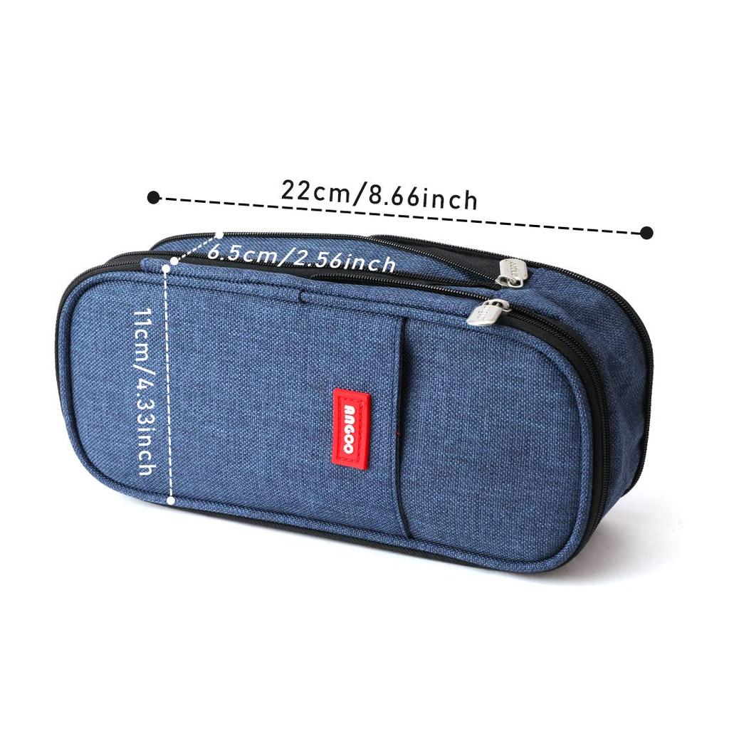 iSuperb Pen Pen Pencil Pencil Large Pencil Side High School Storage Business Elementary School High School College Junior High School Simple Case,