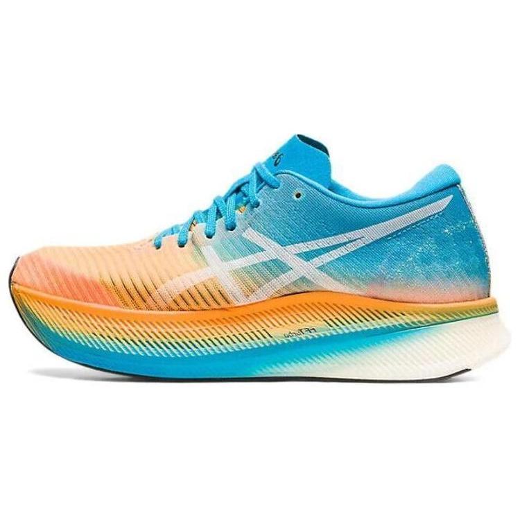 (WMNS) ASICS Metaspeed Sky Orange Pop Island Blue Women s 1012B069-810 EU 39
