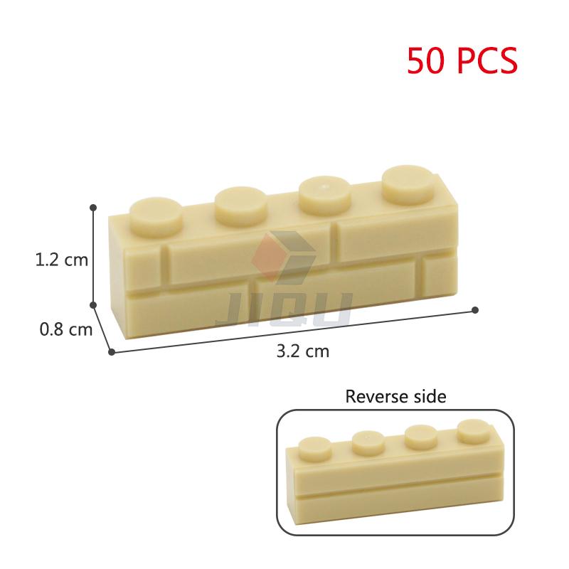 MOC 1x2 1x3 1x4 L Dots Masonry Profile Thick Brick Creative Figures House Contruction Building Blocks Toy Compatible 98283 15533