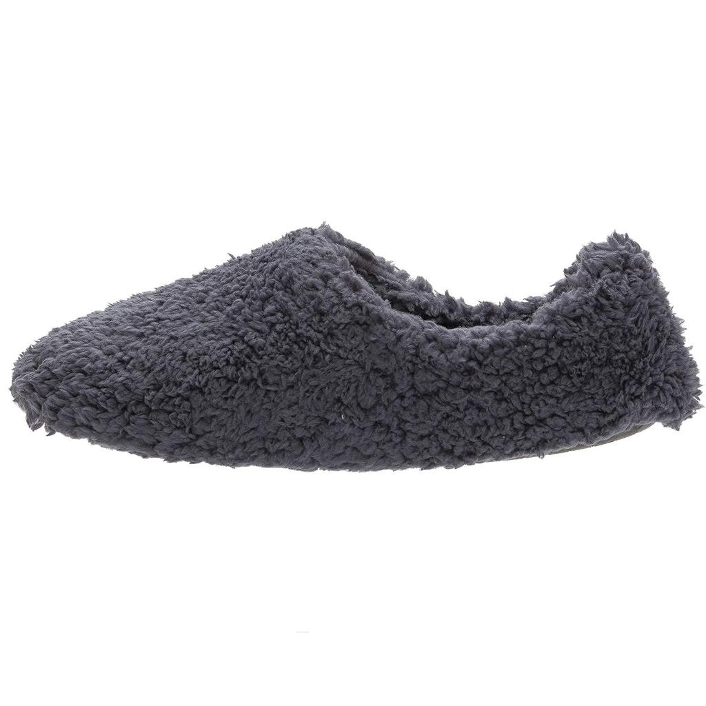 Mianshe Warm Room Slippers with XXL Heels, Unisex, Fluffy, Lightweight, Washable, Blue,