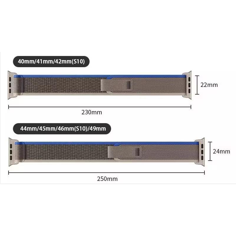 Bands For Apple Watch Strap Ultra2 3 49mm 46mm 44mm 45mm 40mm 41mm Sport Trail Loop Correas Bracelet iWatch Series 11 10 9 8 SE