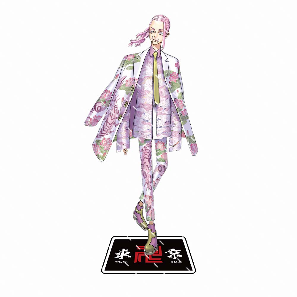 Anime Tokyo-revenge Acrylic Bracket Model Character Manjiro Sano Draken Model Desktop Ornament Standing Fan Collection Gift