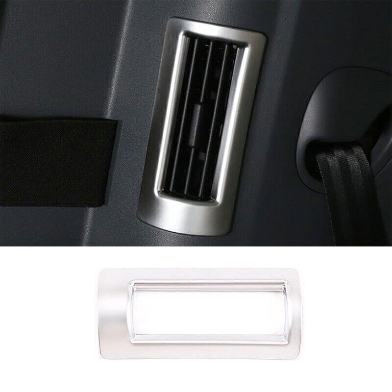 C Pillar Air Outlet Vent Cover Trim Fit For Defender 110 - Matte Silver